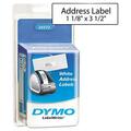 Sanford Label Dymo 1 1/8 x 3 1/2 Inches White 30572